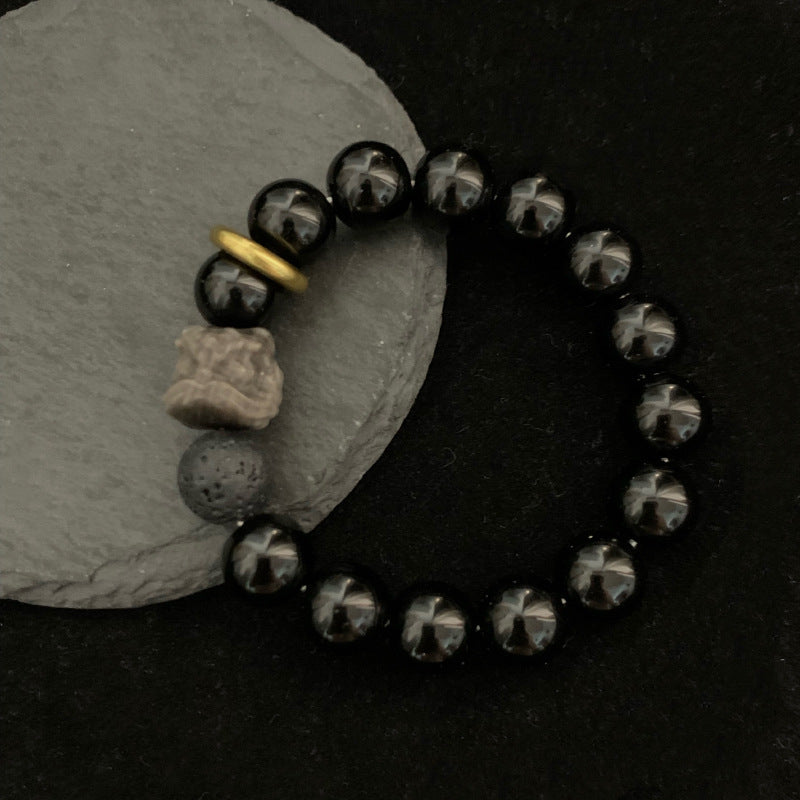 Bracelet spirituel Xingshi - Pierre Silver Star