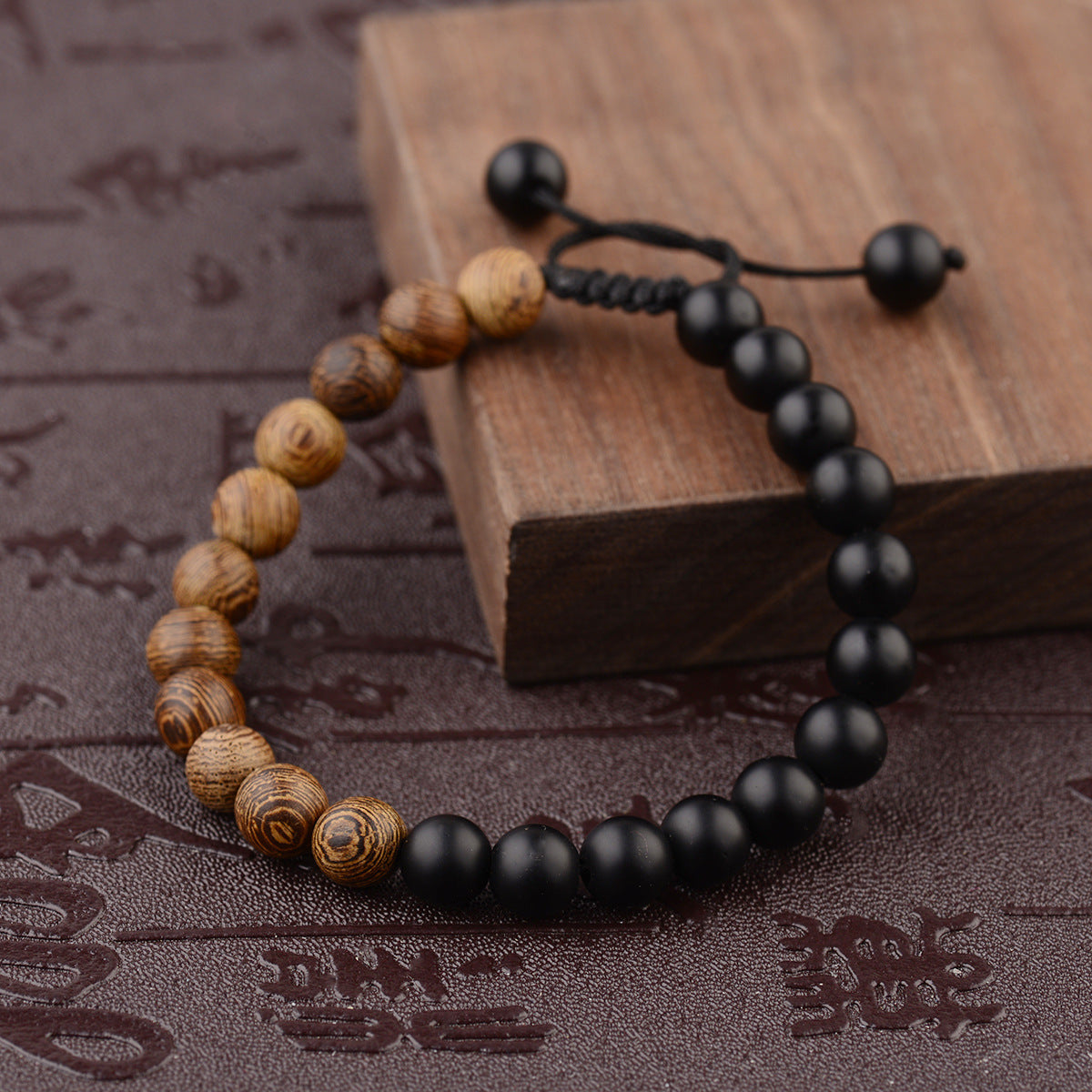 Bracelets d'énergie en bois de Wengé