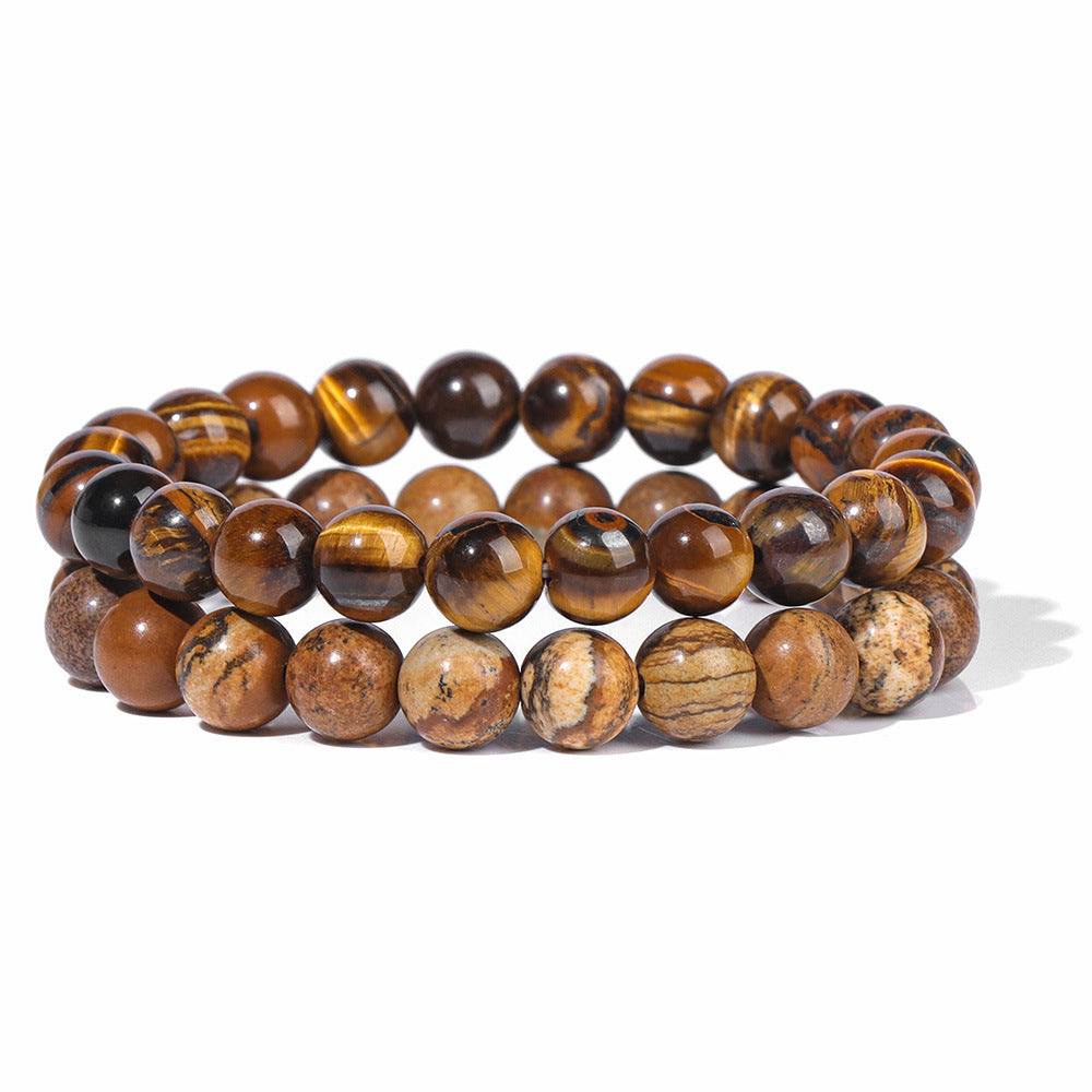 Bracelet de perles - Duo d'Agate
