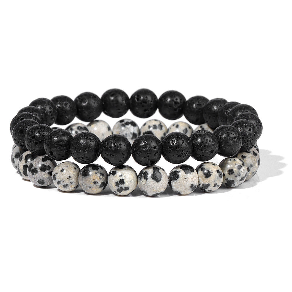 Bracelet de perles - Duo d'Agate