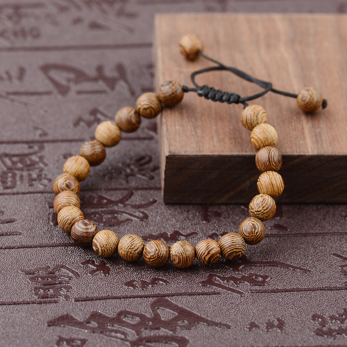Bracelets d'énergie en bois de Wengé