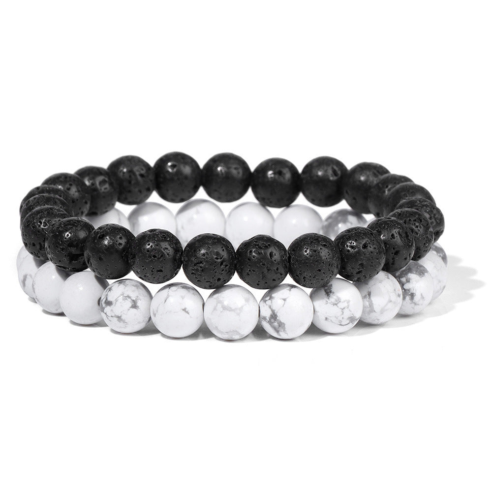Bracelet de perles - Duo d'Agate