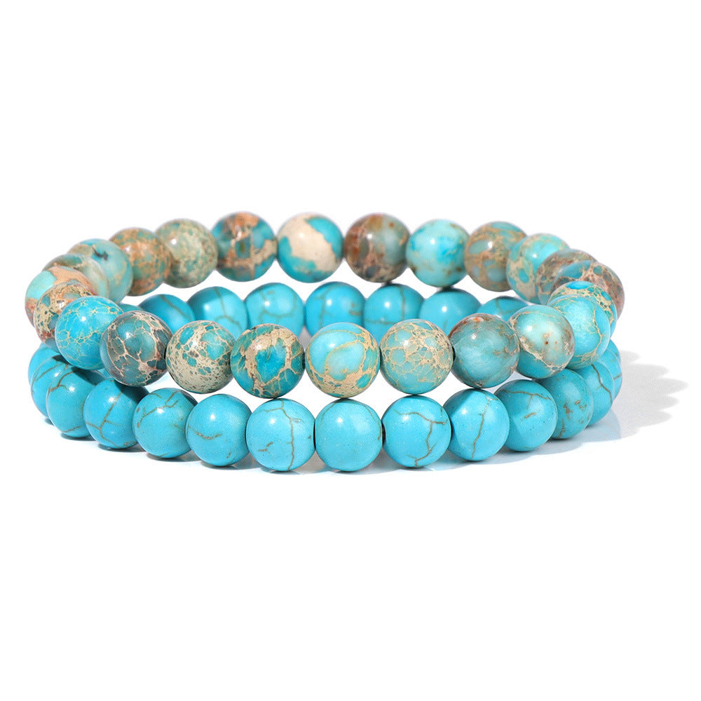 Bracelet de perles - Duo d'Agate