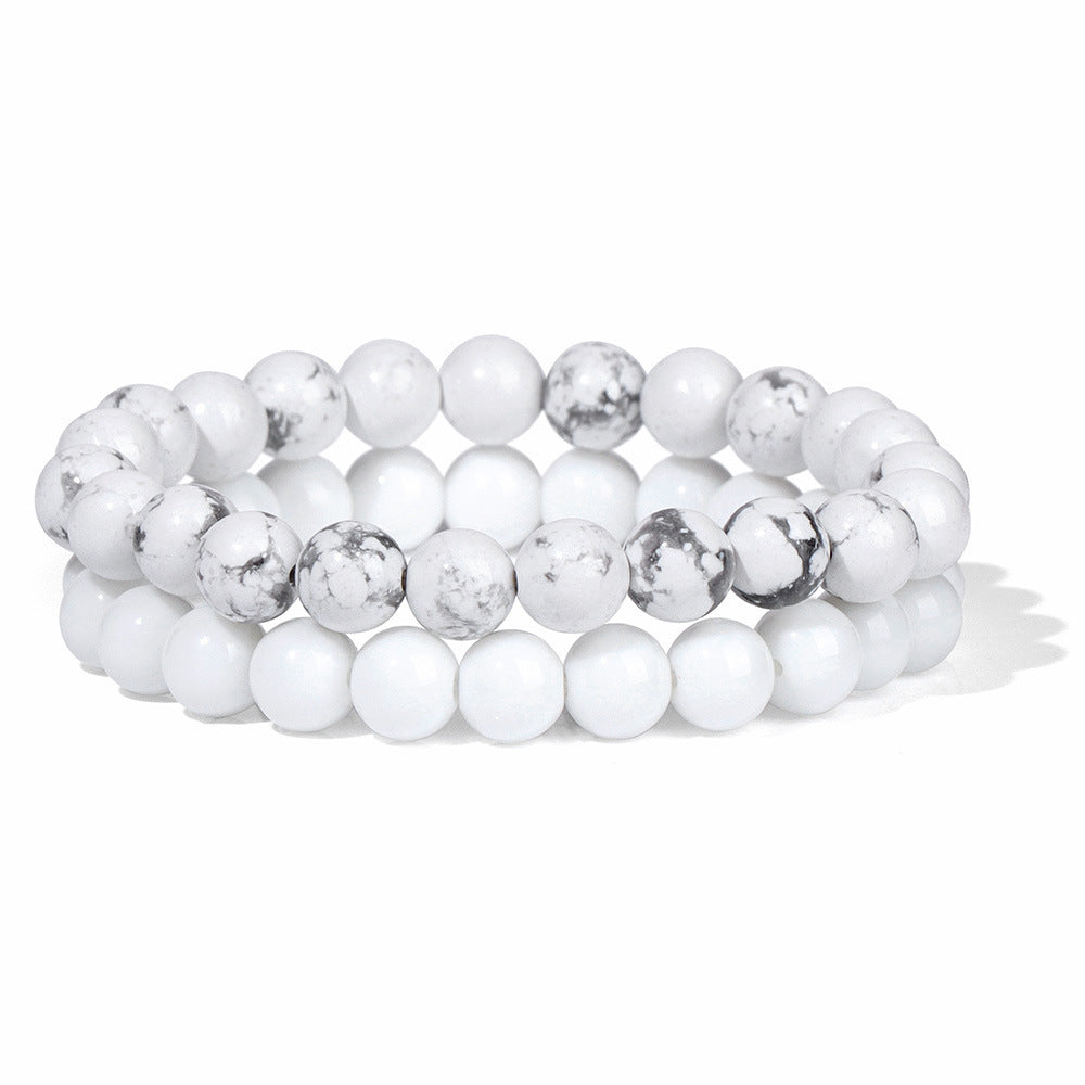 Bracelet de perles - Duo d'Agate