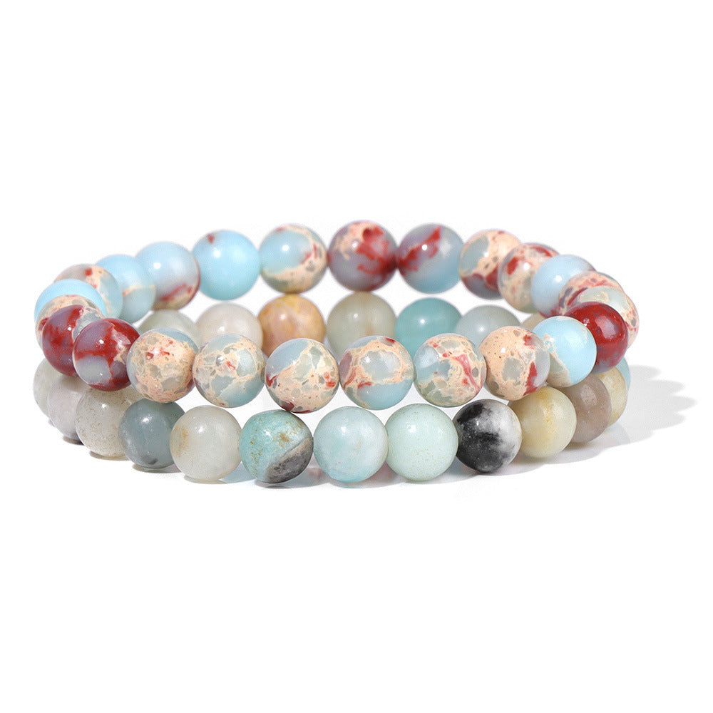 Bracelet de perles - Duo d'Agate
