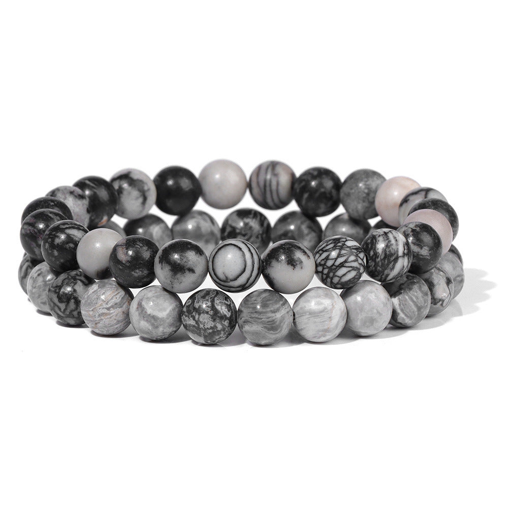 Bracelet de perles - Duo d'Agate