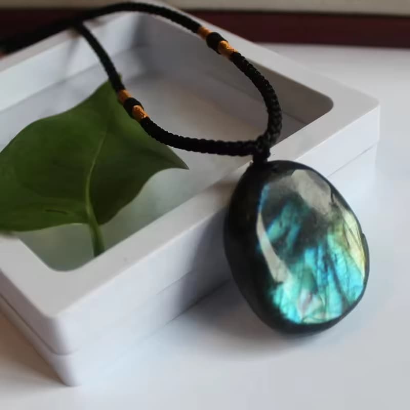 Collier cordon Labradorite naturelle