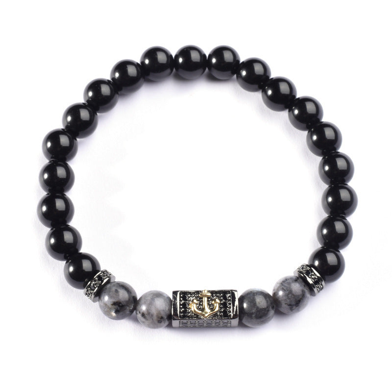 Bracelet de luxe - Obsidienne et Œil de tigre