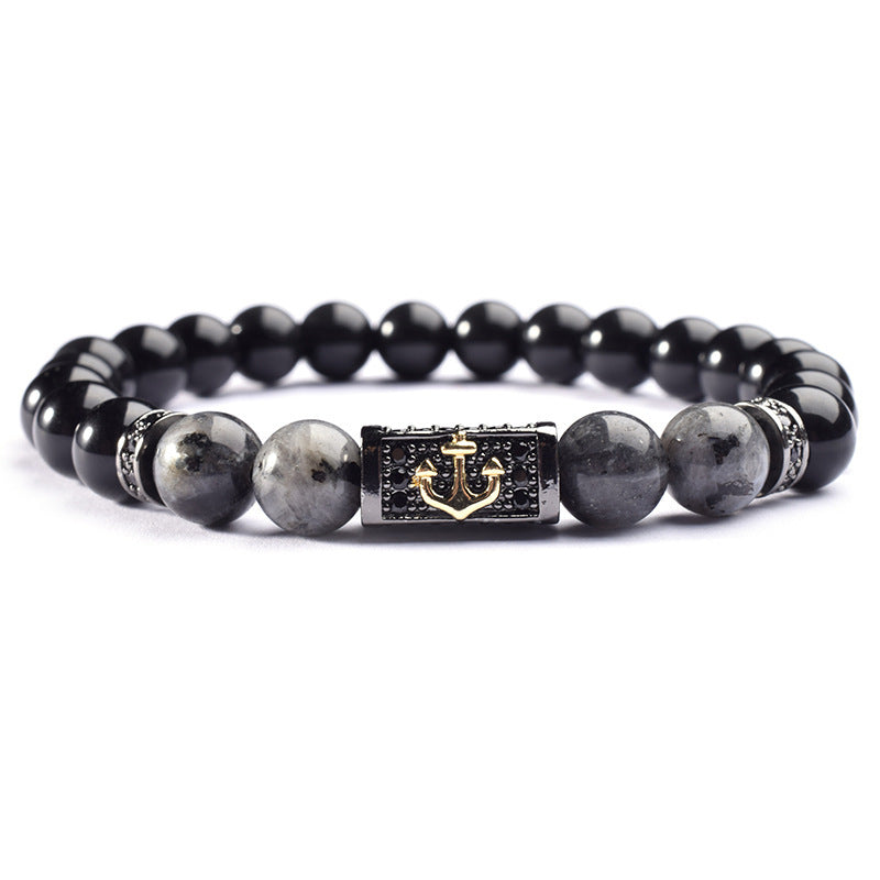 Bracelet de luxe - Obsidienne et Œil de tigre